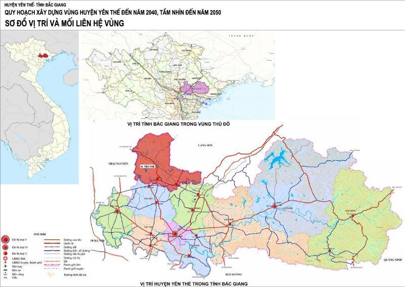 Công bố, công khai Quy hoạch xây dựng vùng huyện Yên Thế,  tỉnh Bắc Giang đến năm 2040, tầm nhìn đến năm 2050 (tỷ lệ 1/25.000)